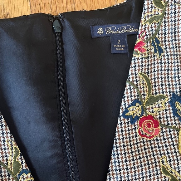 Brooks Brothers Multicolor Embroidered Dress - Picture 2 of 4